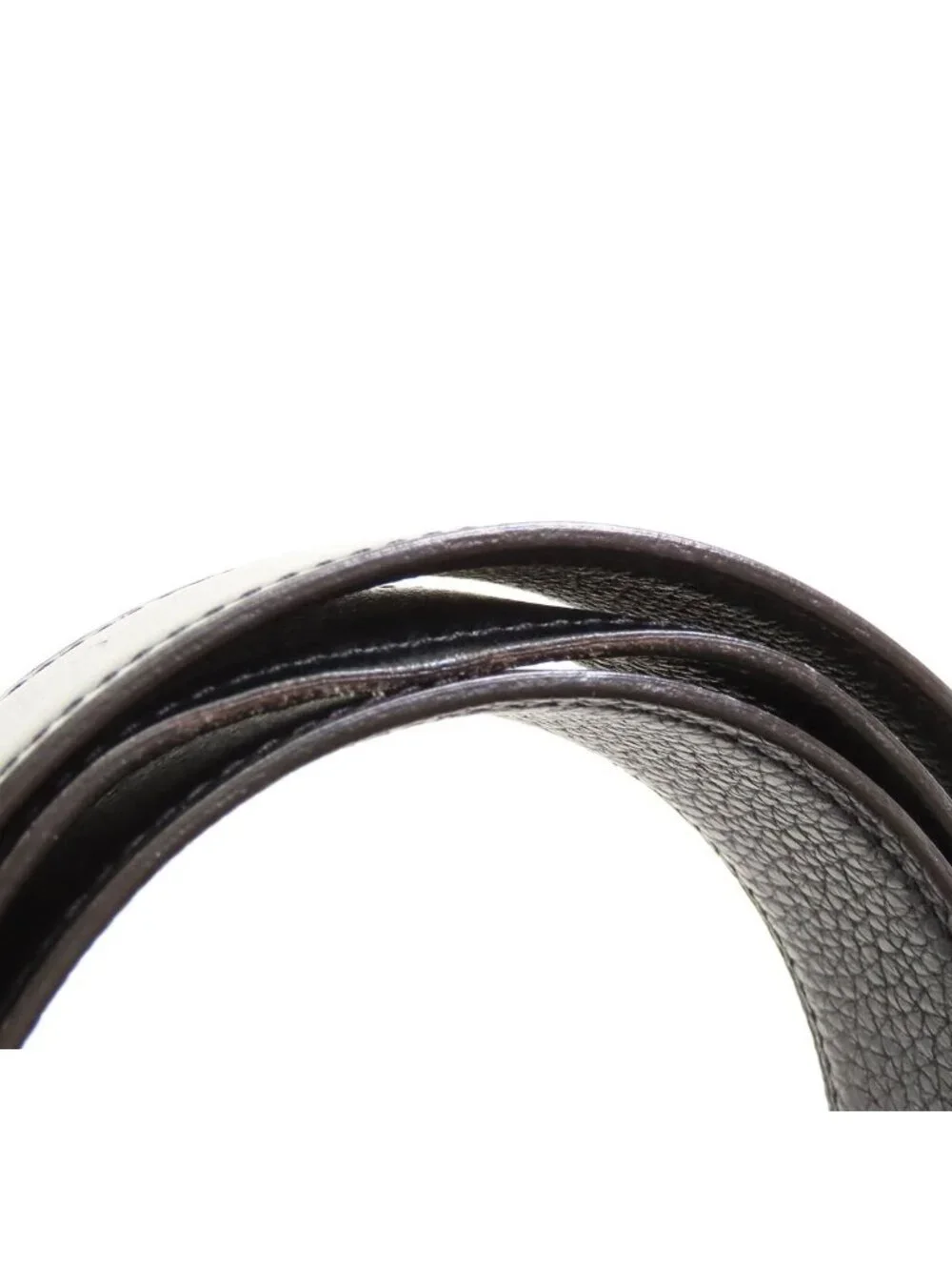 Hermes Constance Belt Black Silver Box Calf Taurillon Touareg Reversible 90